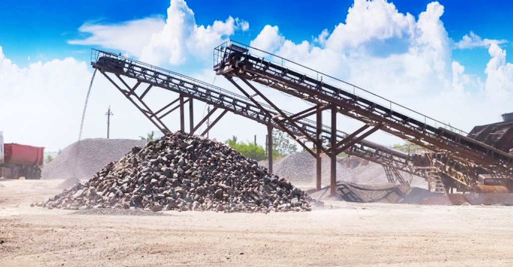 Pile of Aggregate Materials